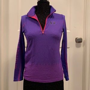 Awesome purple and blue Under Armour 1/4 zip